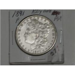 1891-P MORGAN DOLLAR
