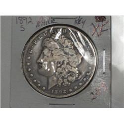 1892-S MORGAN DOLLAR
