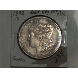 1892-S MORGAN DOLLAR