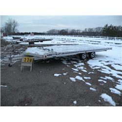04 Floe 20' aluminum trailer VIN# 4L4R2202X4M001524