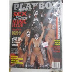 Rare Playboy w/Girls Of Kiss Issue MIP Awesome March 1999