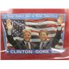 Image 1 : 1992 Clinton-Gore Rectangular Press Photo Pin