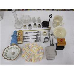 Boxed Lot-Salt & Pepper Shakers & More