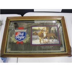 Heileman's Old Style White Tail Deer Mirror