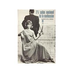 IV SALON NACIONAL DE LA CONFECCION. O. POMES. 1964. 70x50cm. (27,5x20in.). Offset. A-. FERIAS