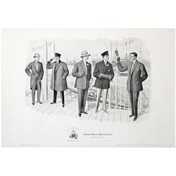 LA CONFIANZA. SOCIEDAD MUTUA DE MAESTROS SASTRES. 1910. 45x66cm. (18x26in.). Fotograbado. A.