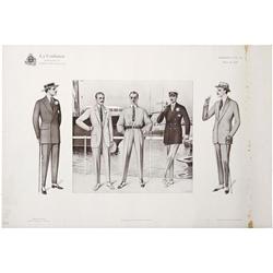 LA CONFIANZA. SOCIEDAD MUTUA DE MAESTROS SASTRES DE BARCELONA. SABATE, P. 1918. 45x66cm. (18x