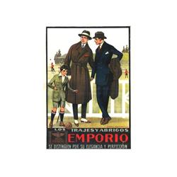 EMPORIO. LOS TRAJES Y ABRIGOS EMPORIO SE DISTINGUEN POR SU ELEGANCIA Y PERFECCIÓN. (1930 CA.)