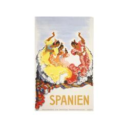 SPANIEN. MORELL. (1940 CA.). 100x62cm. (39x24in.). Offset. B-. Leve pérdida en una esquina. T