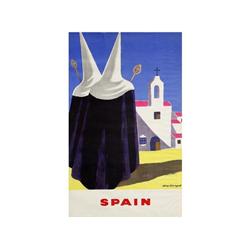 SPAIN. GEORGET, GUY. (1950 CA.). 100x62cm. (40x24in.). offset. B+. TURISMO. ESPAÑA.