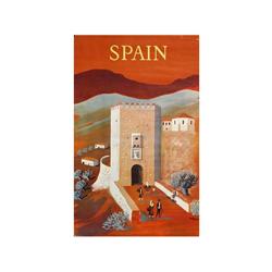 SPAIN. VILLEMOT. (1950 CA.). 100x62 cm. (40x24in.). Offset. B+. TURISMO. ESPAÑA.