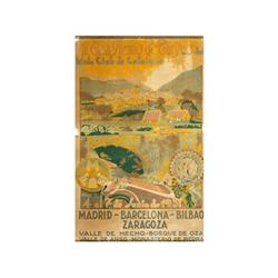 III GRAN PREMIO DE TURISMO DEL MOTO CLUB DE CATALUÑA. GINER. 1931. 76x48cm. (3x19in.). Litogr