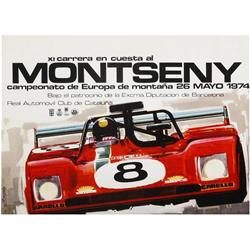 XI CARRERA EN CUESTA AL MONTSENY. Campeonato de Europa de montaña 26 mayo 1974. BARGALLO, L.
