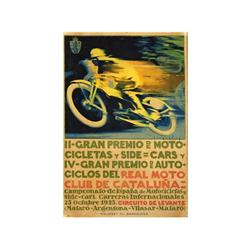 II GRAN PREMIO DE MOTOCICLETAS Y SIDE-CARS Y IV GRAN PREMIO DE AUTOCICLOS DEL REAL MOTO CLUB DE C