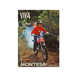 VIVA MONTESA COTA 25. TRIAL INFANTIL. (1980 CA.). 68x49cm. (27x19in.). Offset. C. Roturas. MO