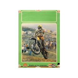 MONTESA CAMPEON DE ESPAÑA DE MOTO-CROSS 250-5000CC. ANTONIO ARCARONS. 1980. 68x49cm. (27x19in
