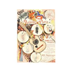 CIRQUE D´HIVERN. MADRID-PARIS. GRANDES FETES ESPAGNOLES. (1900 CA.). 121x88cm. (47,5x34,5in.)