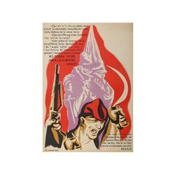 QUI ETS TU?. 100x70cm. (40x27in.). Litografía. A-. Entelado. GUERRA CIVIL Y REPÚBLICA.