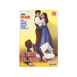 EAST OF EDEN. AL ESTE DEL EDEN. 1954. 100x70cm. (40x27in.). Offset. A-. Entelado. COME