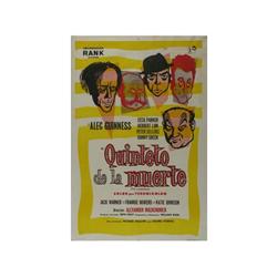 THE CADYKILLERS. (Cartel Argentino). QUINTETO DE LA MUERTE. 1955. 110x74cm. (43x29in.)