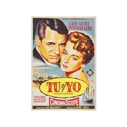 AN AFFAIR TO REMEMBER. TU Y YO. SOLIGO. 1957. 100x70cm. (40x27in.). Litografía. B+. Le