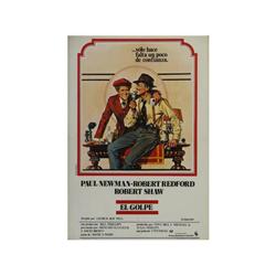 THE STING. EL GOLPE. 1973. 100x70cm. (40x27in.). Offset. B+. P. Newman, R. Redford. CO