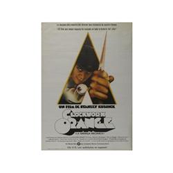 CLOCKWORK ORANGE. LA NARANJA MECANICA. 1975. 100x70cm. (40x27in.). Offset. A-. Algunas