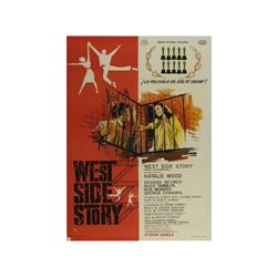 WEST SIDE STORY. WEST SIDE STORY. 1962. 100x70cm. (40x27in.). Offset. A. Entelado. N.