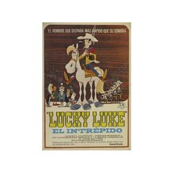 LUCKY LUCKE EL INTRÉPIDO. 1972. 100x70cm. (40x27in.). Offset. B+. DIBUJOS ANIMADOS.