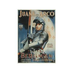 JOANE OF ARC. JUANA DE ARCO. LLO-AN. 1948. 100x70cm. (40x27in.). Litografía. B+. Entel