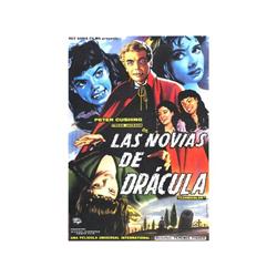 THE BRIDES OF DRACULA. LAS NOVIAS DE DRACULA. 1960. 100x70cm. (40x27in.). Offset. A-.