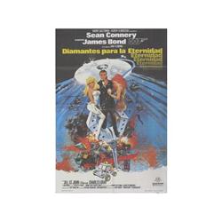 DIAMONDS ARE FOREVER. DIAMANTES PARA LA ETERNIDAD. 1971. 100x70cm. (40x27in.). Offset.