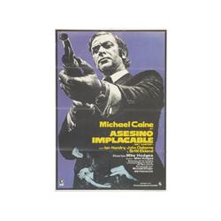GET CARTER. ASESINO IMPLACABLE. 1971. 100x70cm. (40x27in.). Offset. B+. M. Caine. CINE