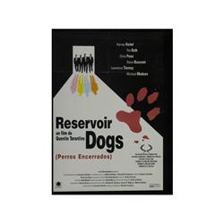 RESERVOIR DOGS. PERROS ENCERRADOS. 1992. 100x70cm. (40x27in.). Offset. B+. Q. Tarantin