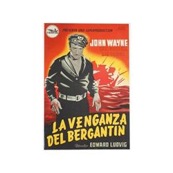 WAKE OF THE RED WITCH. LA VENGANZA DEL BERGANTIN. RAGA. 1948. 100x70cm. (40x27in.). Li