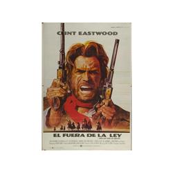 THE OUTLAW JOSEY WALES. EL FUERA DE LA LEY. 1976. 100x70cm. (40x27in.). Offset. A-. Pe