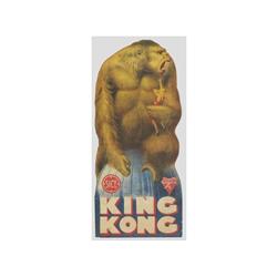KING KONG. KING KONG. 1933. 39x17,5cm. (15,5x7in.). Litografía. B+. Doblez central res