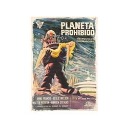 FORBIDDEN PLANET. PLANETA PROHIBIDO. 1956. (1966 estreno en España). 100x70cm. (40x27i