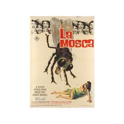THE FLY. LA MOSCA. 1958. 100x70cm. (40x27in.). Offset. B+. Algunas faltas de papel. AC