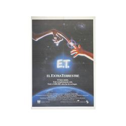 E.T. E.T. ALVIN. 1982. 100x70cm. (40x27in.). Offset. B+. S. Spielberg. CIENCIA FICCIÓN