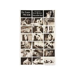 UN CHIEN ANDALOU. 1929. (1968 estreno comercial de la pelicula). 120x76cm. (47,2x30in.). Offs