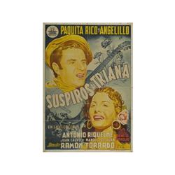 SUSPIROS DE TRIANA. PERIS ARAGO. 1955. 100x70cm. (40x27in.). Litografía. B. Algunas roturas y