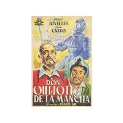 (Cartel argentino). DON QUIJOTE DE LA MANCHA. 110x74cm. (44x29in.). Litografía. C. Dob