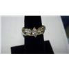 Image 1 : 3 Marquis Diamond Ring, 14K Gold