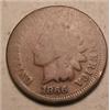 Image 1 : Rare 1866 Bronze Indian Head Cent
