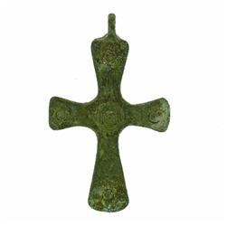 Ancient Byzantine Bronze Cross 1000+ y/o (ANT-932)