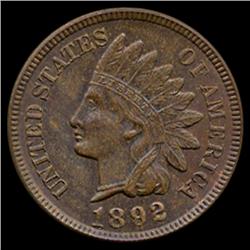 1892 Indian Cent GEM MS66+ Brown (COI-7497)