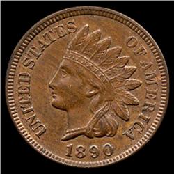1890 Indian Cent Choice MS64+ Brown (COI-7503)