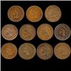 Image 1 : 1879 Indian Cent Lot of 11 Circulated (COI-7484)
