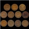 Image 2 : 1879 Indian Cent Lot of 11 Circulated (COI-7484)